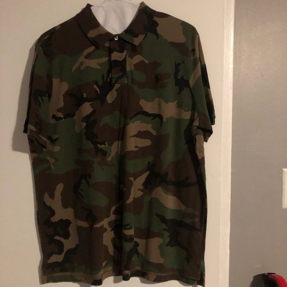 Nike Camouflage Men's Shirt - Green and Brown